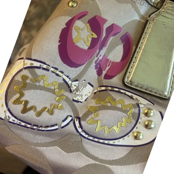 Coach Poppy Signature Tote and Wallet Set - Picture 7 of 9